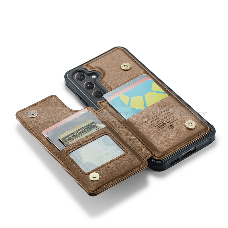 Handyhülle Hülle Luxus Leder Schutzhülle C02S für Samsung Galaxy S25 5G