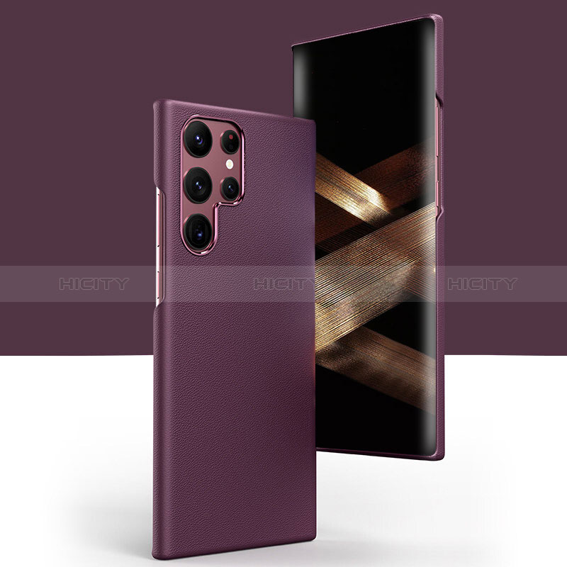 Handyhülle Hülle Luxus Leder Schutzhülle C04 für Samsung Galaxy S24 Ultra 5G groß