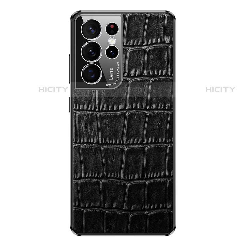 Handyhülle Hülle Luxus Leder Schutzhülle C09 für Samsung Galaxy S22 Ultra 5G groß