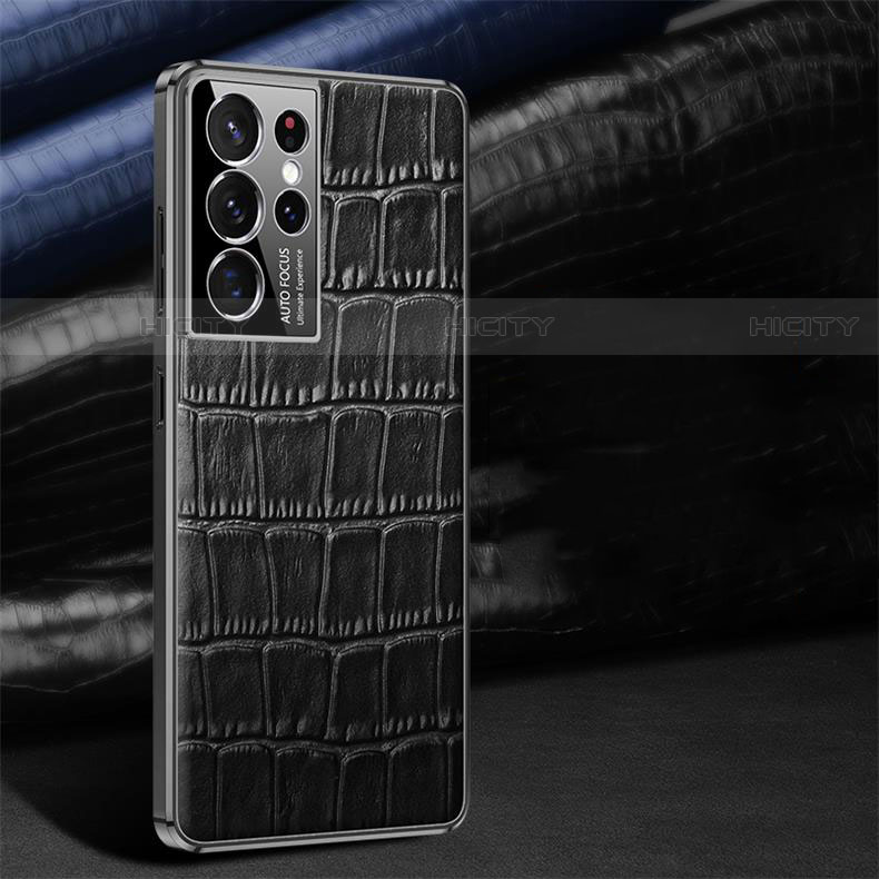 Handyhülle Hülle Luxus Leder Schutzhülle C09 für Samsung Galaxy S22 Ultra 5G