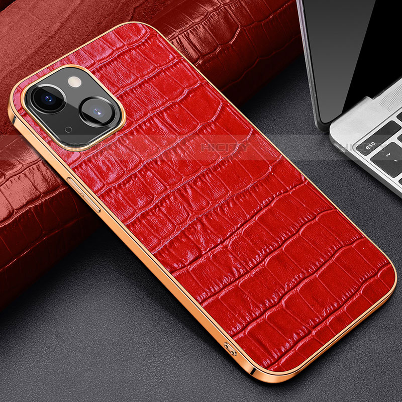 Handyhülle Hülle Luxus Leder Schutzhülle für Apple iPhone 14 Plus