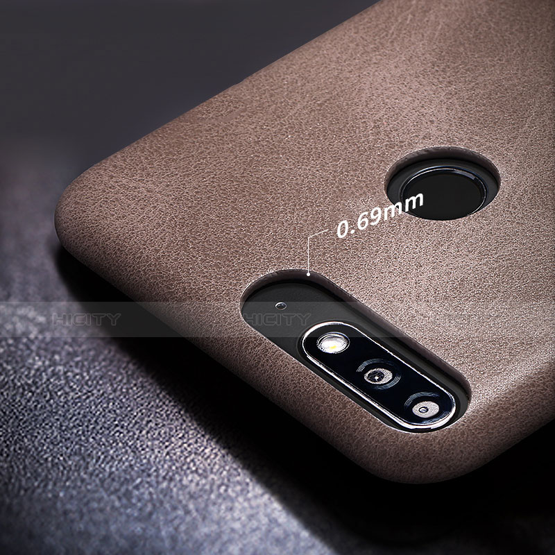 Handyhülle Hülle Luxus Leder Schutzhülle für Huawei Honor 7C Braun groß