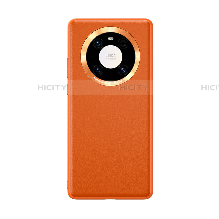 Handyhülle Hülle Luxus Leder Schutzhülle für Huawei Mate 40 Orange