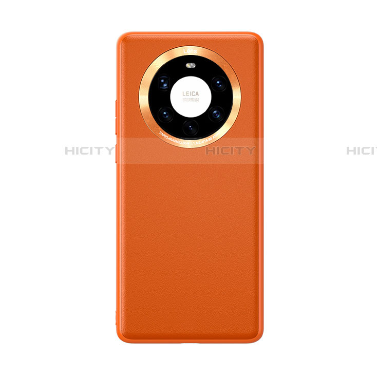Handyhülle Hülle Luxus Leder Schutzhülle für Huawei Mate 40 Pro+ Plus Orange