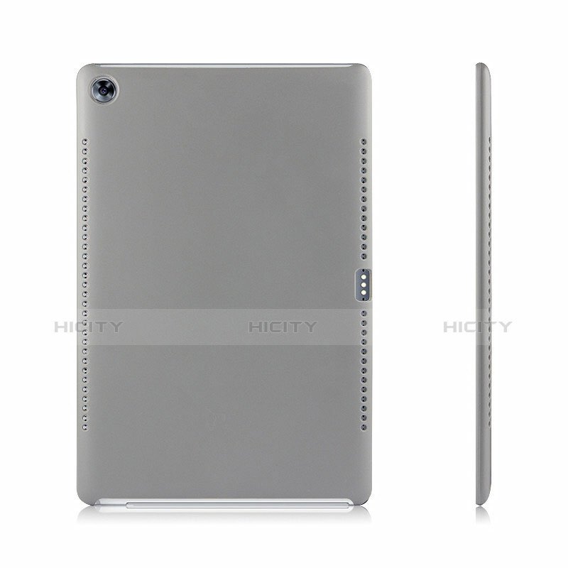 Handyhülle Hülle Luxus Leder Schutzhülle für Huawei MediaPad M5 Pro 10.8 Grau groß