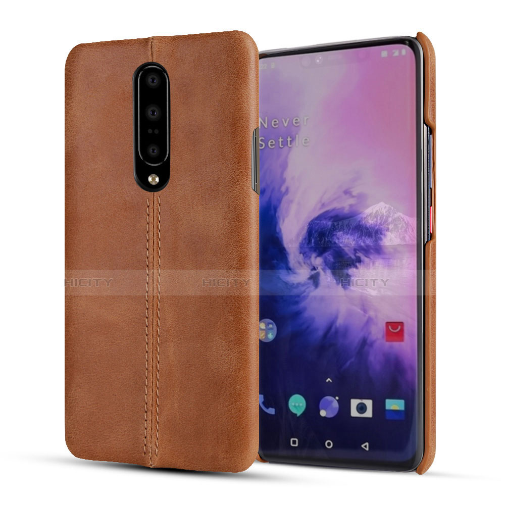 Handyhülle Hülle Luxus Leder Schutzhülle für OnePlus 7 Pro groß