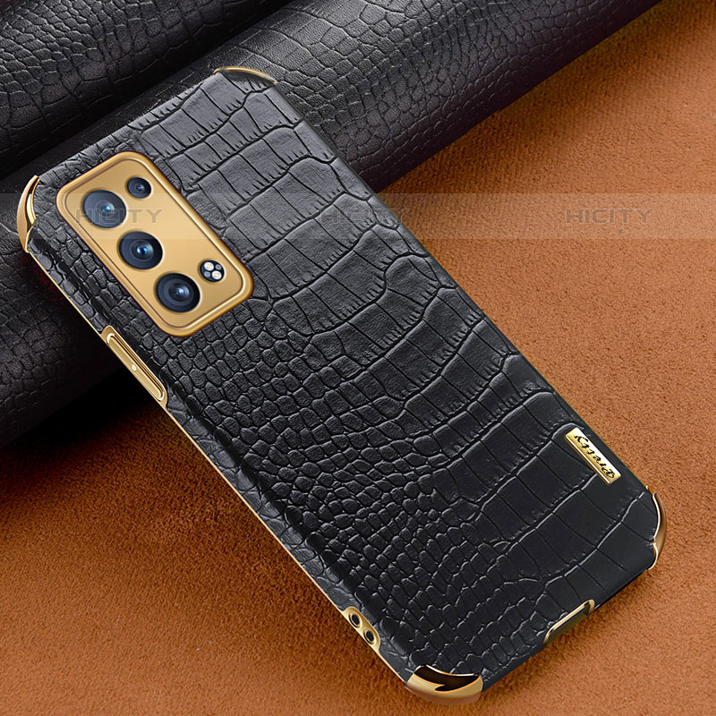 Handyhülle Hülle Luxus Leder Schutzhülle für Oppo Reno6 Pro+ Plus 5G groß