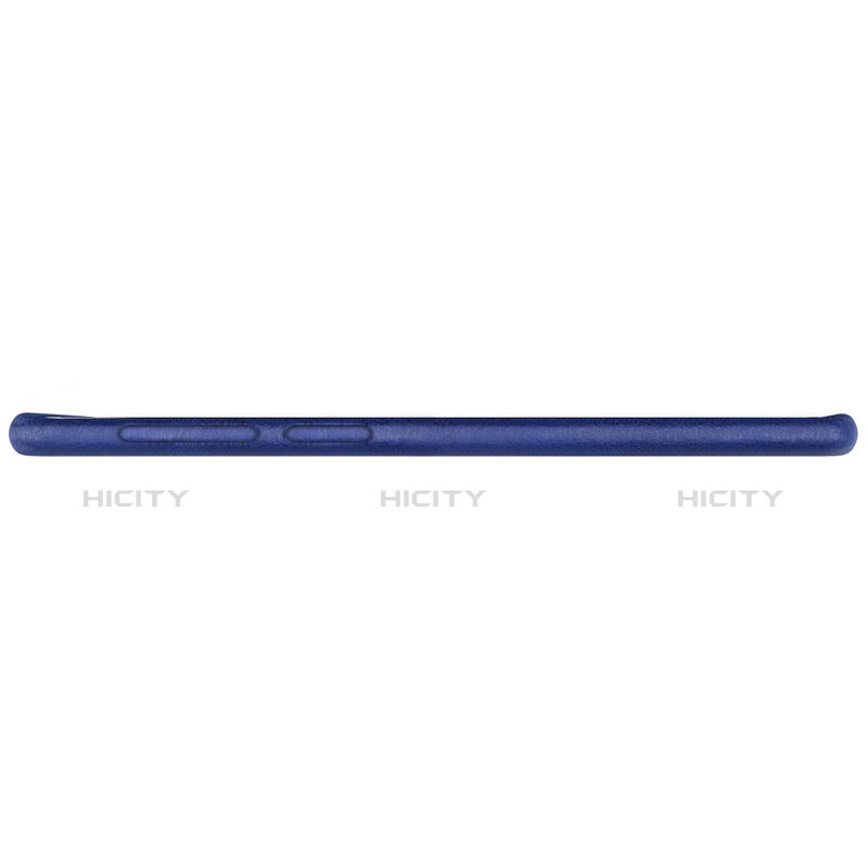 Handyhülle Hülle Luxus Leder Schutzhülle für Samsung Galaxy S9 Plus Blau groß