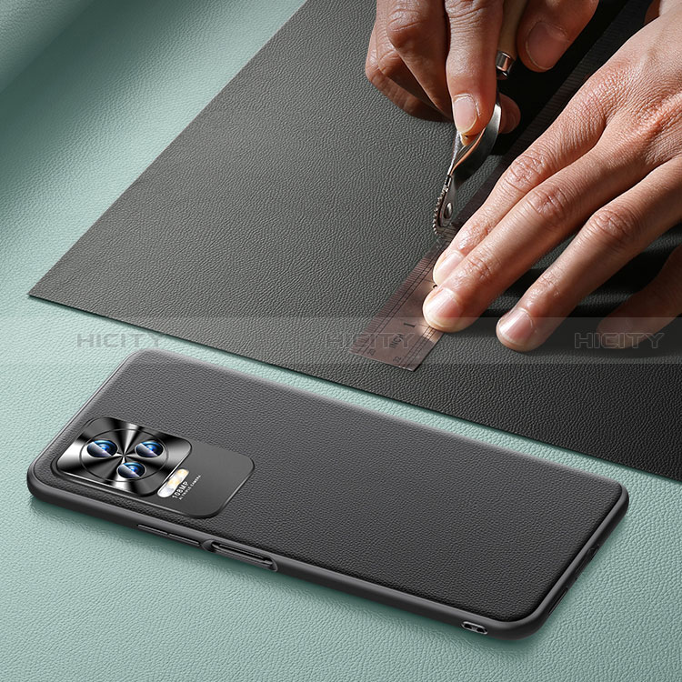 Handyhülle Hülle Luxus Leder Schutzhülle für Xiaomi Redmi K50 Pro 5G Schwarz groß