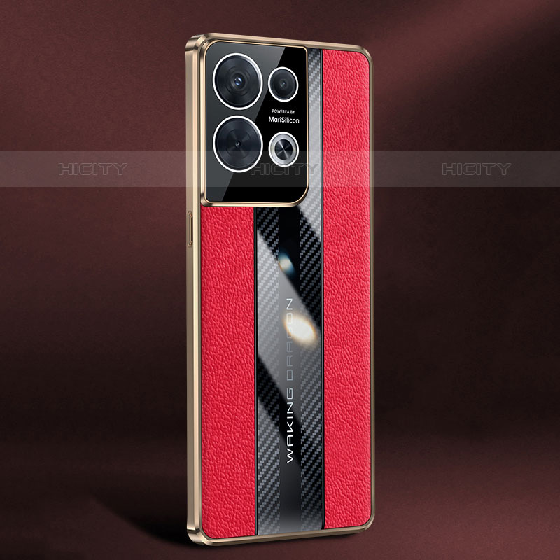 Handyhülle Hülle Luxus Leder Schutzhülle JB3 für Oppo Reno9 Pro 5G Rot