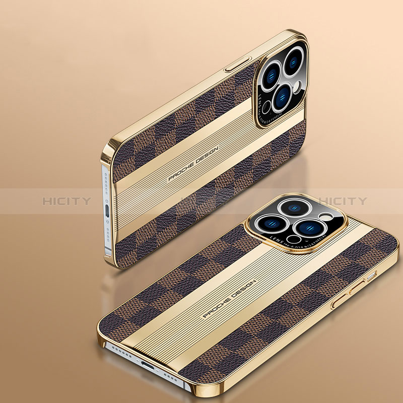 Handyhülle Hülle Luxus Leder Schutzhülle JB4 für Apple iPhone 15 Plus groß