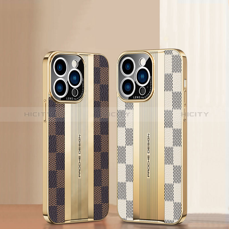 Handyhülle Hülle Luxus Leder Schutzhülle JB4 für Apple iPhone 15 Plus groß