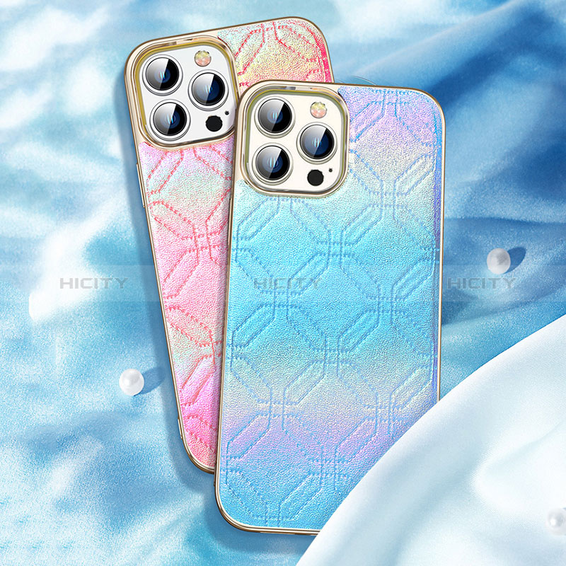 Handyhülle Hülle Luxus Leder Schutzhülle LD4 für Apple iPhone 15 Pro Max groß