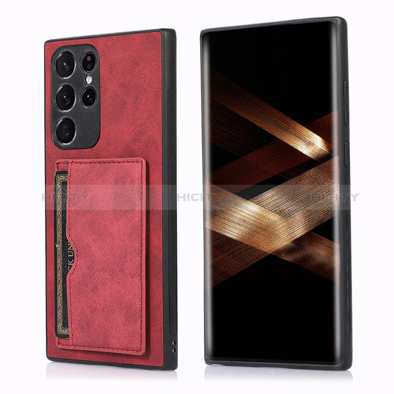 Handyhülle Hülle Luxus Leder Schutzhülle M03T für Samsung Galaxy S24 Ultra 5G groß