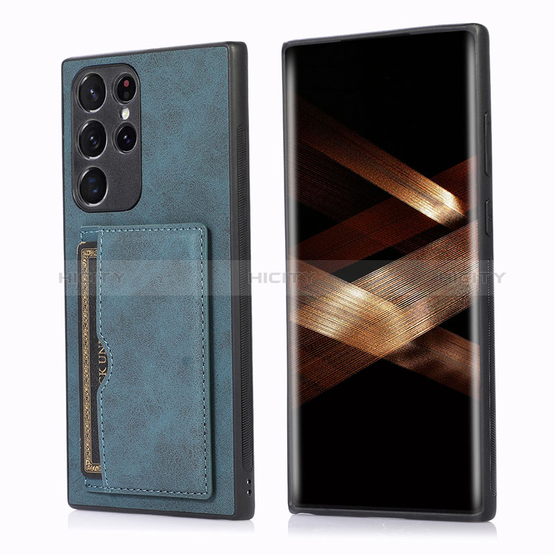 Handyhülle Hülle Luxus Leder Schutzhülle M03T für Samsung Galaxy S24 Ultra 5G groß