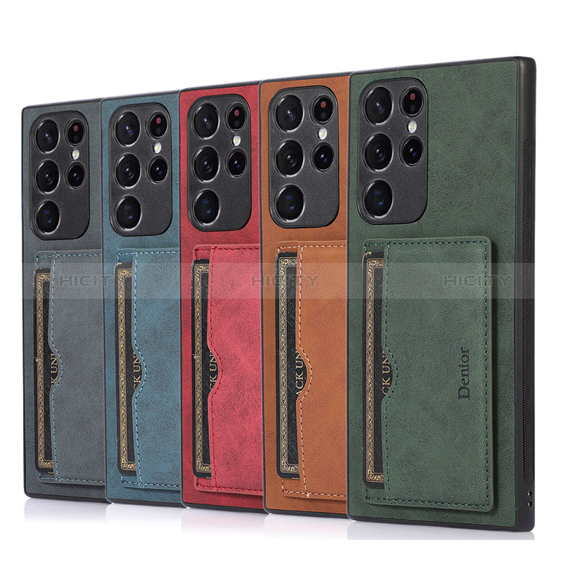 Handyhülle Hülle Luxus Leder Schutzhülle M03T für Samsung Galaxy S24 Ultra 5G groß