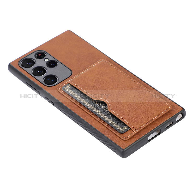 Handyhülle Hülle Luxus Leder Schutzhülle M03T für Samsung Galaxy S24 Ultra 5G groß