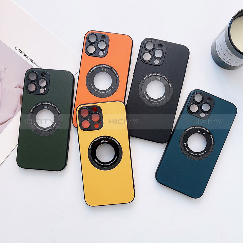 Handyhülle Hülle Luxus Leder Schutzhülle mit Mag-Safe Magnetic Magnetisch für Apple iPhone 15 Pro