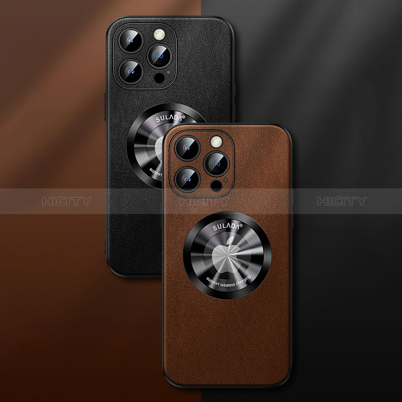 Handyhülle Hülle Luxus Leder Schutzhülle mit Mag-Safe Magnetic Magnetisch LD2 für Apple iPhone 13 Pro Max