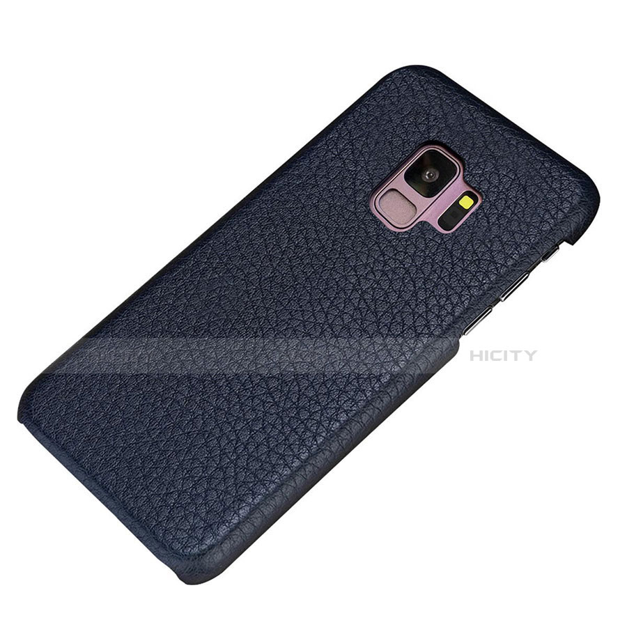 Handyhülle Hülle Luxus Leder Schutzhülle P01 für Samsung Galaxy S9 groß