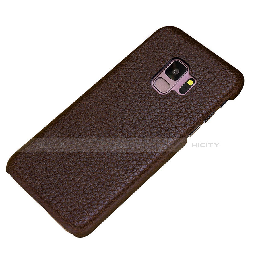 Handyhülle Hülle Luxus Leder Schutzhülle P01 für Samsung Galaxy S9 Plus