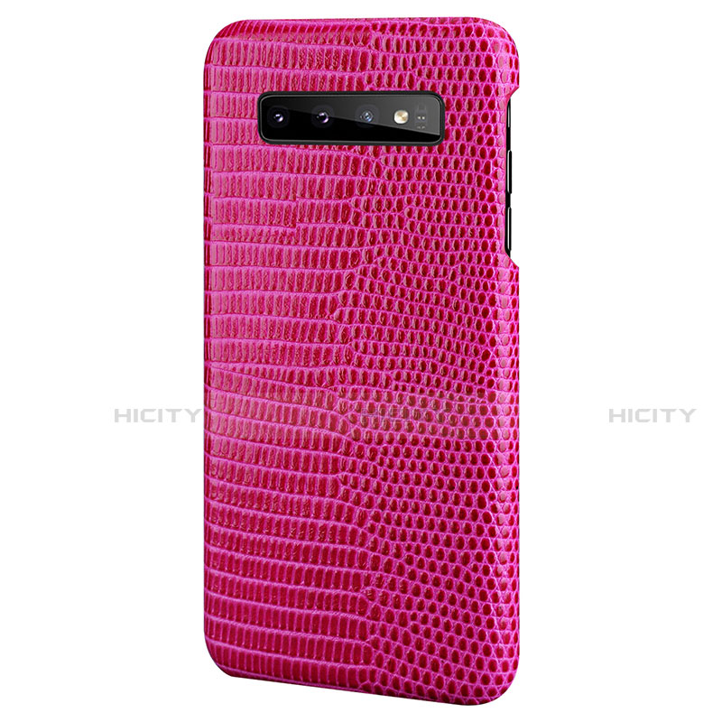 Handyhülle Hülle Luxus Leder Schutzhülle P02 für Samsung Galaxy S10 5G Pink