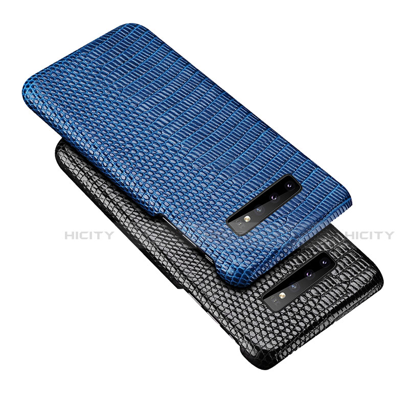 Handyhülle Hülle Luxus Leder Schutzhülle P02 für Samsung Galaxy S10