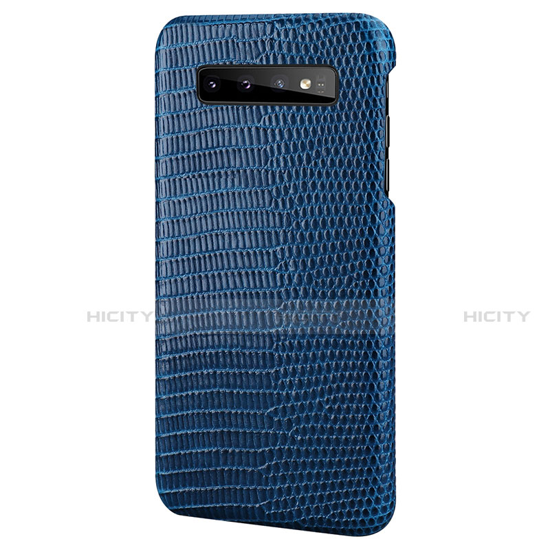 Handyhülle Hülle Luxus Leder Schutzhülle P02 für Samsung Galaxy S10e groß