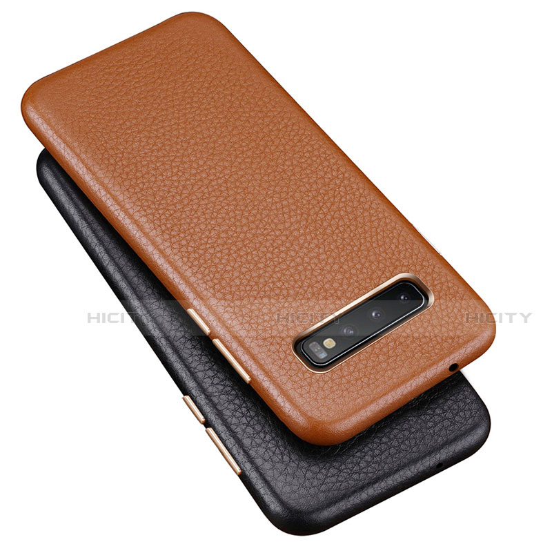 Handyhülle Hülle Luxus Leder Schutzhülle P03 für Samsung Galaxy S10