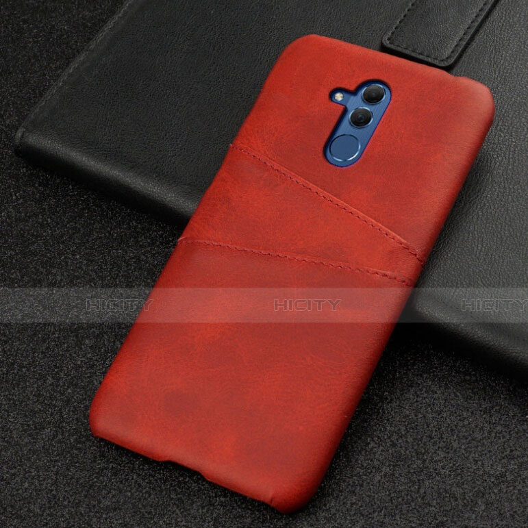 Handyhülle Hülle Luxus Leder Schutzhülle R01 für Huawei Mate 20 Lite Rot