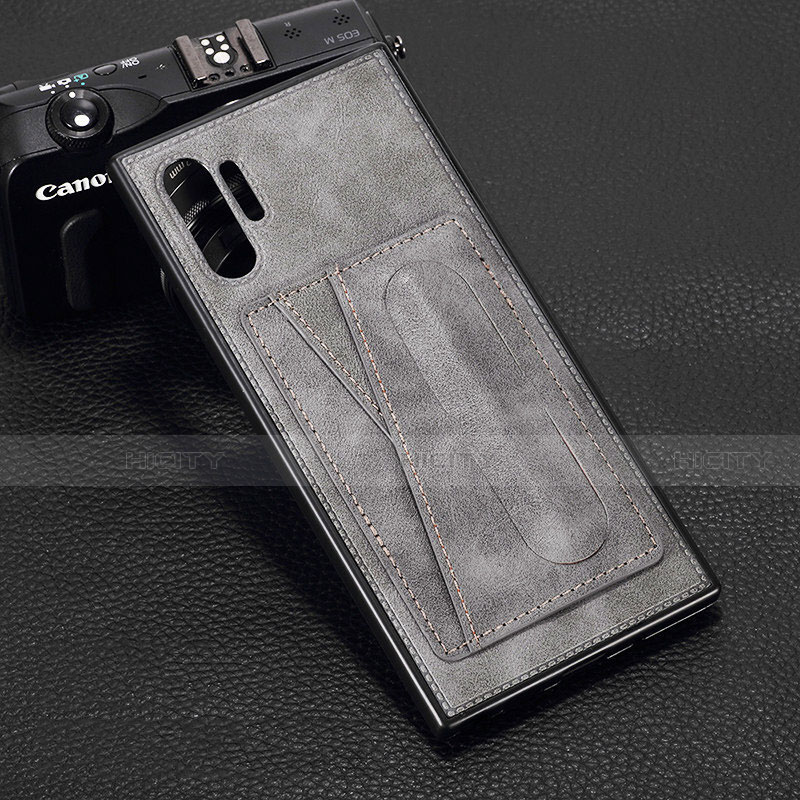 Handyhülle Hülle Luxus Leder Schutzhülle R02 für Samsung Galaxy Note 10 Plus 5G groß