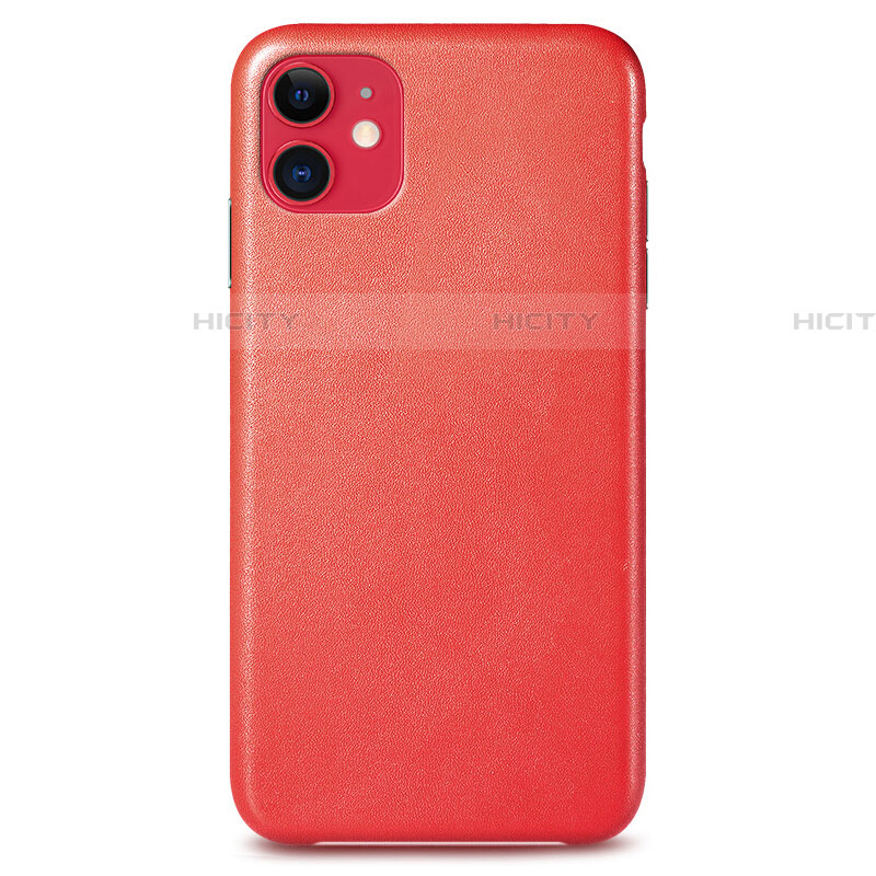 Handyhülle Hülle Luxus Leder Schutzhülle R04 für Apple iPhone 11 Rot