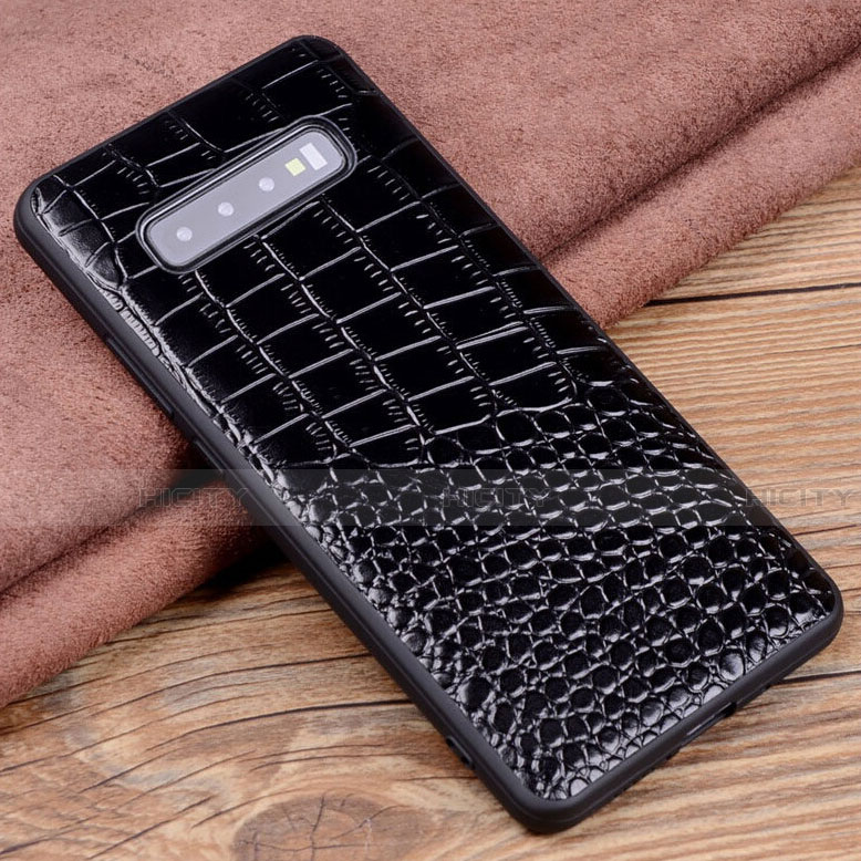 Handyhülle Hülle Luxus Leder Schutzhülle R04 für Samsung Galaxy S10 5G