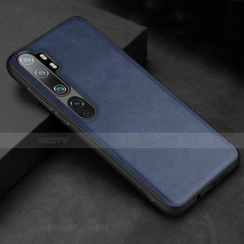 Handyhülle Hülle Luxus Leder Schutzhülle R04 für Xiaomi Mi Note 10 Pro Blau