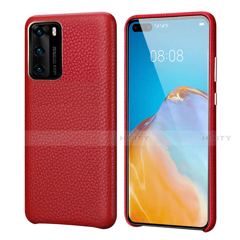 Handyhülle Hülle Luxus Leder Schutzhülle R09 für Huawei P40