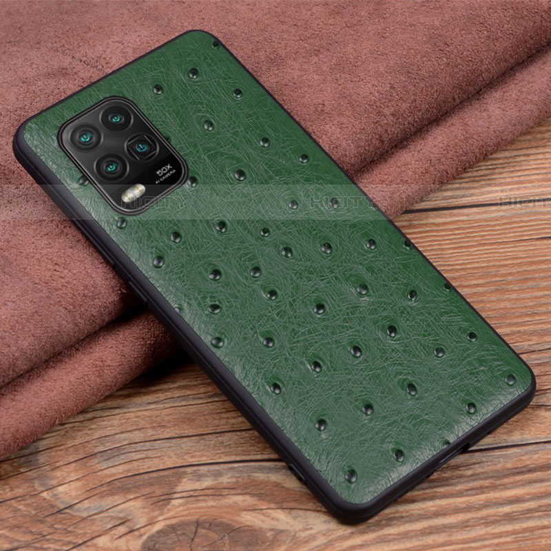 Handyhülle Hülle Luxus Leder Schutzhülle S01 für Xiaomi Mi 10 Lite Grün