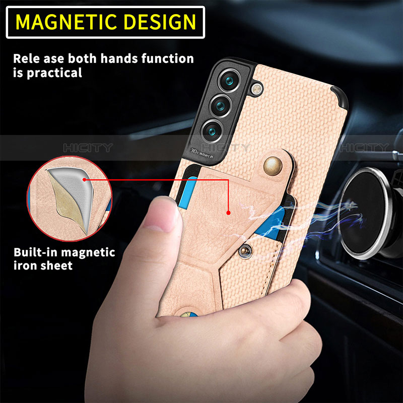 Handyhülle Hülle Luxus Leder Schutzhülle S01D für Samsung Galaxy S23 5G