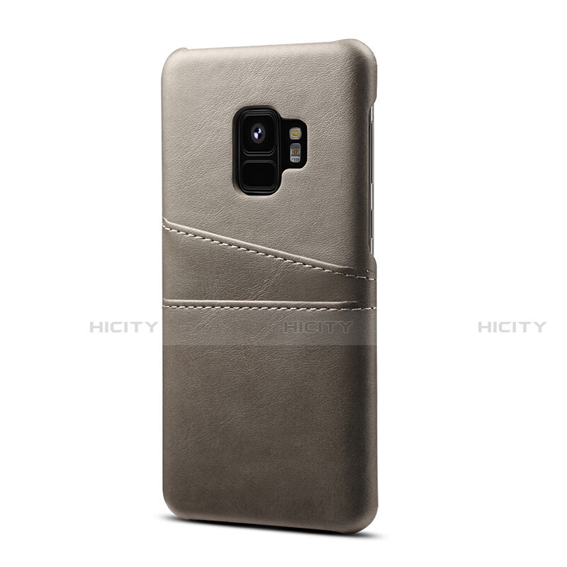 Handyhülle Hülle Luxus Leder Schutzhülle S02 für Samsung Galaxy S9 groß
