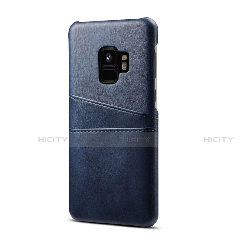 Handyhülle Hülle Luxus Leder Schutzhülle S02 für Samsung Galaxy S9 groß