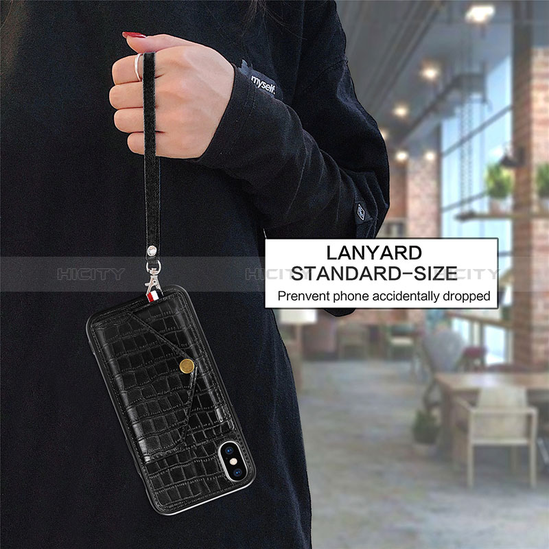 Handyhülle Hülle Luxus Leder Schutzhülle S02D für Samsung Galaxy M11