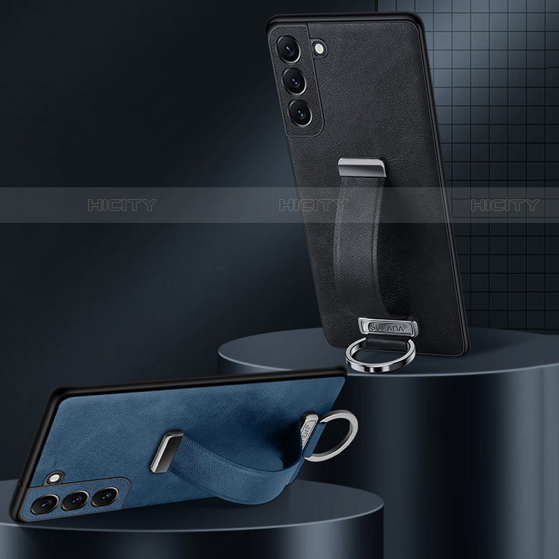 Handyhülle Hülle Luxus Leder Schutzhülle S06 für Samsung Galaxy S22 Ultra 5G groß
