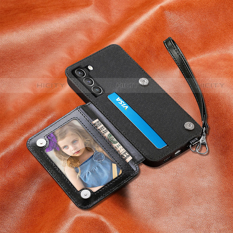 Handyhülle Hülle Luxus Leder Schutzhülle S07D für Samsung Galaxy S21 5G groß