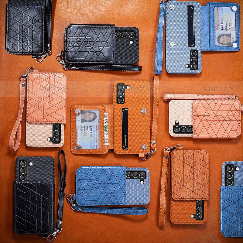 Handyhülle Hülle Luxus Leder Schutzhülle S07D für Samsung Galaxy S21 5G groß