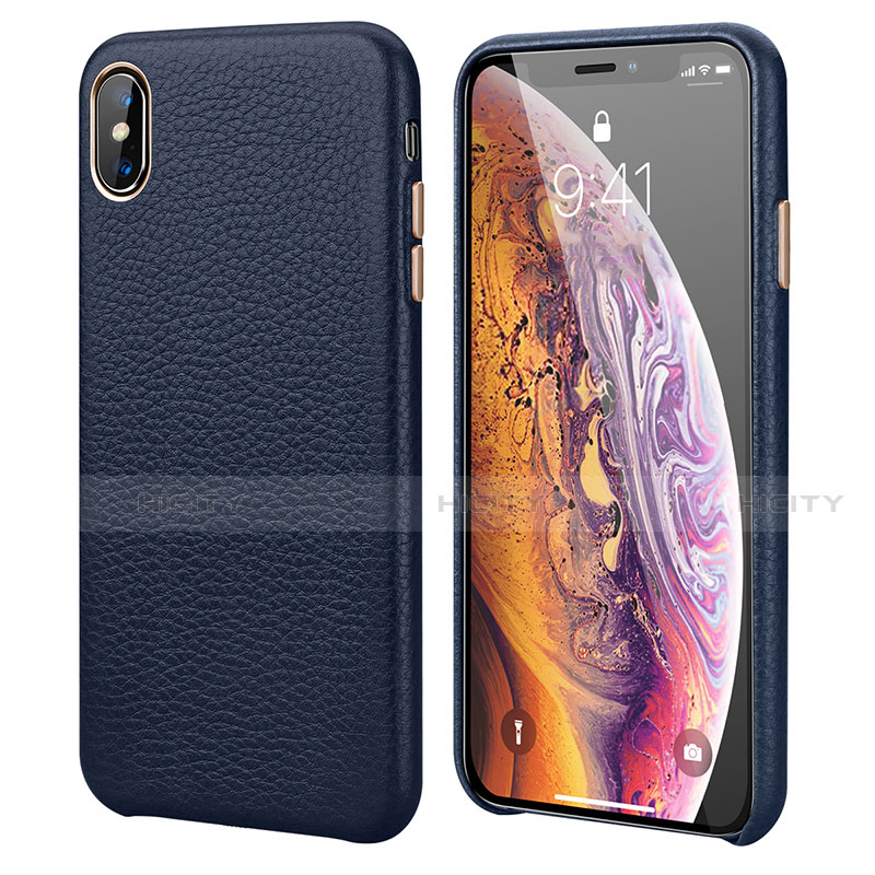 Handyhülle Hülle Luxus Leder Schutzhülle S14 für Apple iPhone Xs