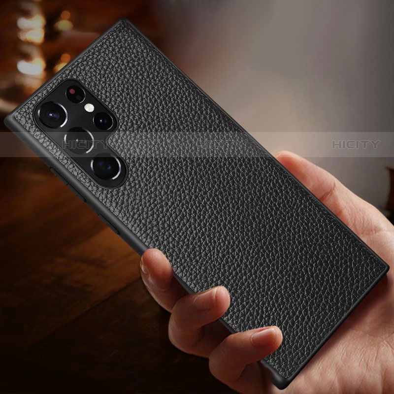 Handyhülle Hülle Luxus Leder Schutzhülle T01 für Samsung Galaxy S21 Ultra 5G groß