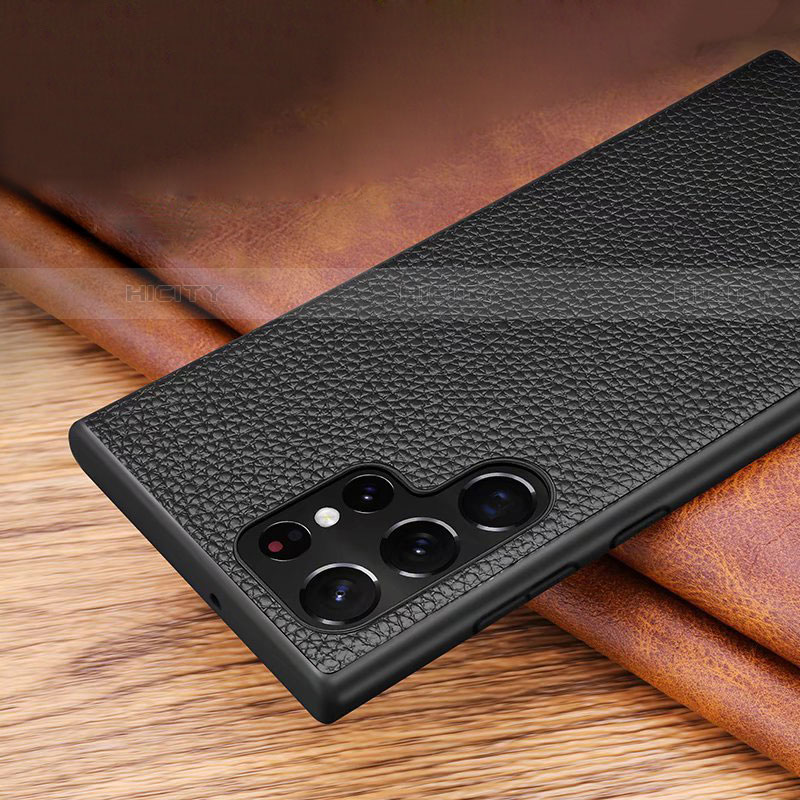 Handyhülle Hülle Luxus Leder Schutzhülle T01 für Samsung Galaxy S21 Ultra 5G groß