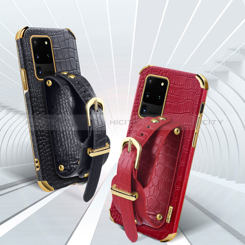 Handyhülle Hülle Luxus Leder Schutzhülle XD2 für Samsung Galaxy S20 Ultra groß