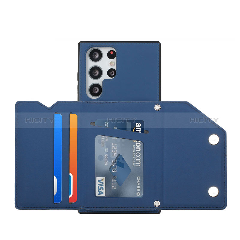 Handyhülle Hülle Luxus Leder Schutzhülle Y02B für Samsung Galaxy S24 Ultra 5G groß