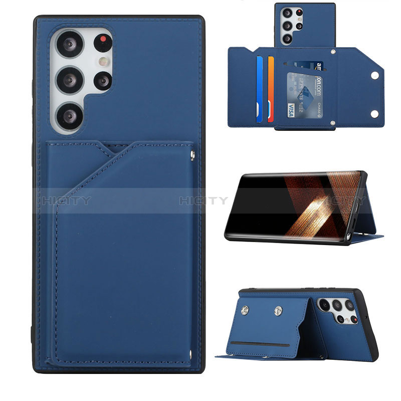 Handyhülle Hülle Luxus Leder Schutzhülle Y02B für Samsung Galaxy S24 Ultra 5G groß