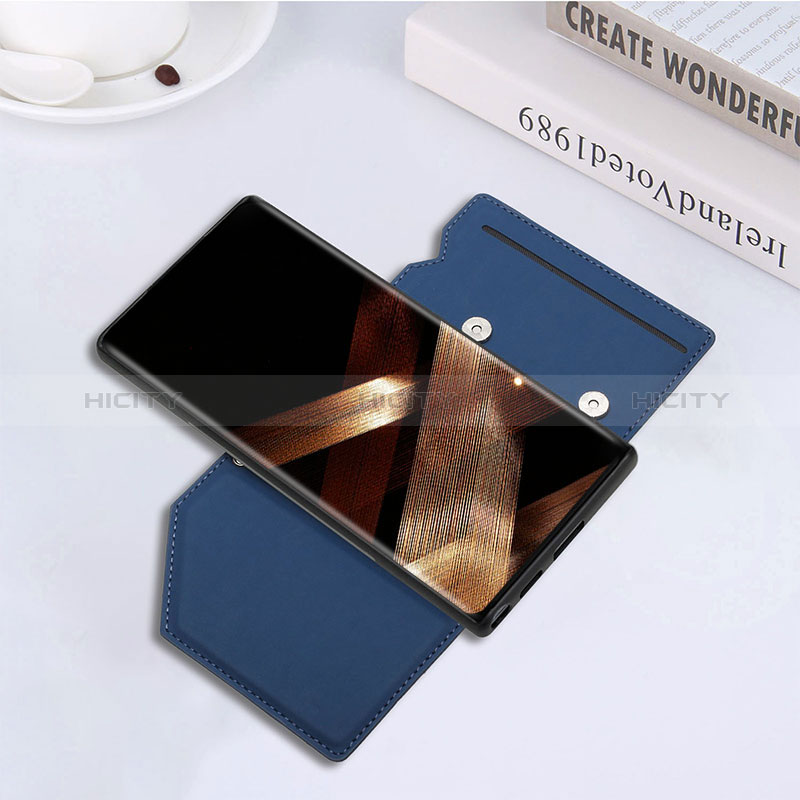 Handyhülle Hülle Luxus Leder Schutzhülle Y02B für Samsung Galaxy S24 Ultra 5G groß